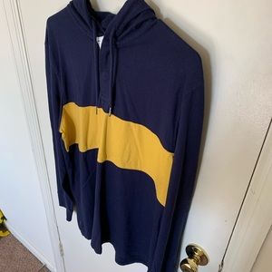 Men’s quarter-neck button up jacket